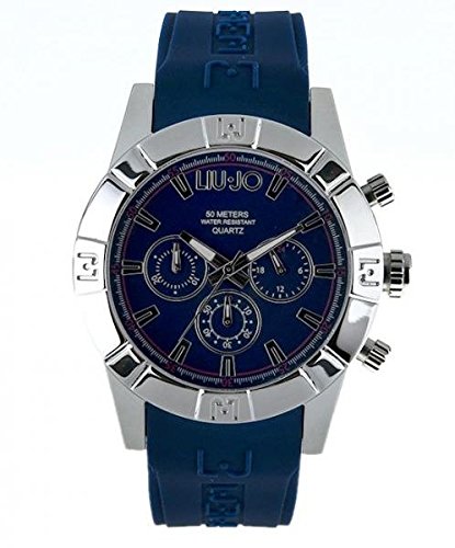 LIU JO Uhr Armbanduhr Herren camp606 Luxury Limited Edition blau Silikon Chrono