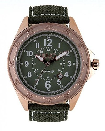 LIU JO Uhr Armbanduhr Herren Luxury camp599 gruen Stahl Gold Pink Limited