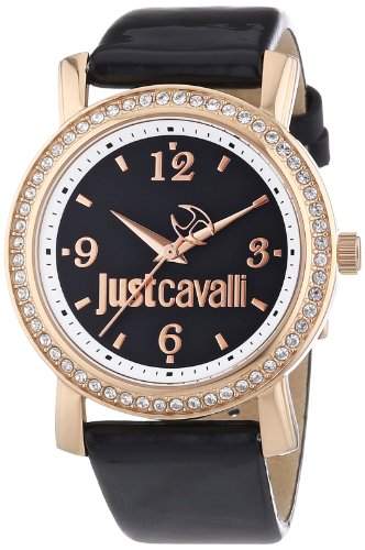 Just Cavalli Damen-Armbanduhr Analog Quarz Leder R7251103507