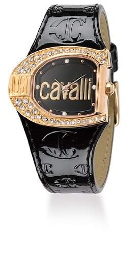 Just Cavalli Logo Damen-Armbanduhr Just time, mit Kristallen R7251160525