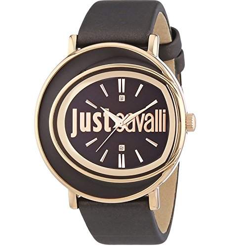 Just Cavalli Damen-Armbanduhr LAC Analog Quarz Leder R7251186509