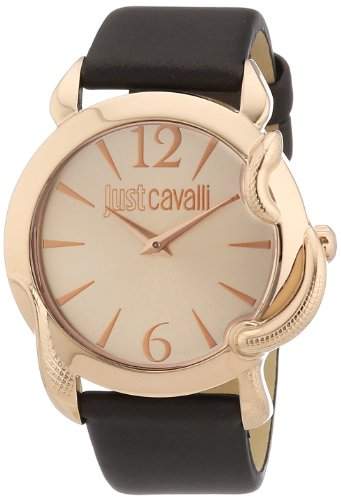 Just Cavalli Damen-Armbanduhr EDEN Analog Quarz Leder R7251576501