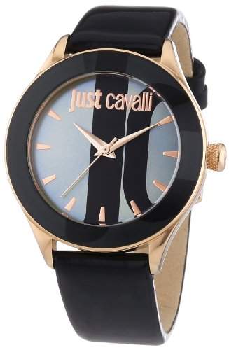 Just Cavalli Damen-Armbanduhr Analog Quarz Leder R7251592502