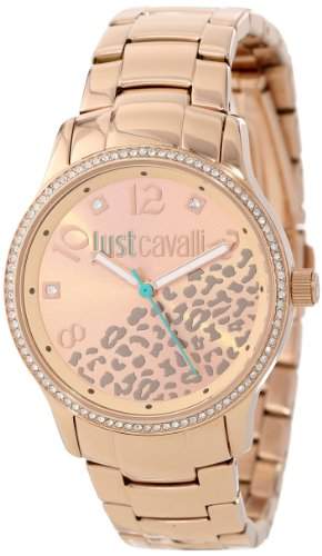 Just Cavalli Damen-Armbanduhr HUGE Analog Quarz Edelstahl R7253127510