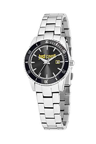 Just Cavalli Damen-Armbanduhr JUST IN TIME Analog Quarz Edelstahl R7253202504