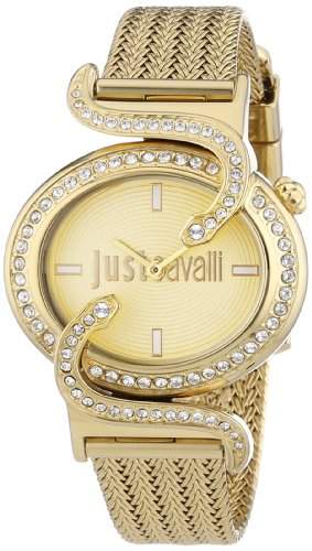 Just Cavalli Damen-Armbanduhr SIN Analog Quarz Edelstahl R7253591501