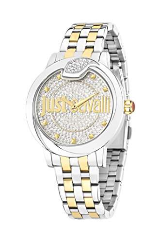 Just Cavalli Damen-Armbanduhr SPIRE Analog Quarz Edelstahl R7253598504