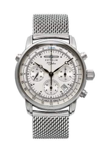 Zeppelin Watches Herren-Armbanduhr XL Analog Automatik Edelstahl 7618M1