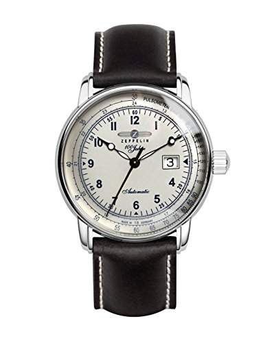 Zeppelin Unisex-Armbanduhr Chronograph Quarz Leder 7654-4