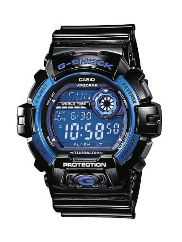 Casio G-Shock Quarz Digital Herren Uhr Schwarz Blau G-8900A-1ER