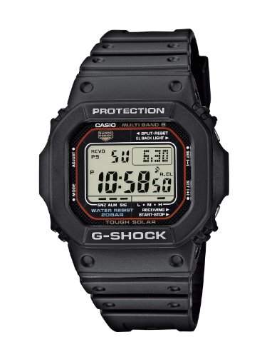 Casio G-Shock Herren-Armbanduhr Funk-Solar-Kollektion Digital Quarz GW-M5610-1ER