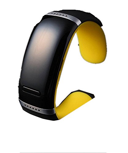 DAYAN intelligente Bluetooth Handgelenk Armband Uhr fuer IOS Android Samsung HTC iPhone LG Farbe Gelb