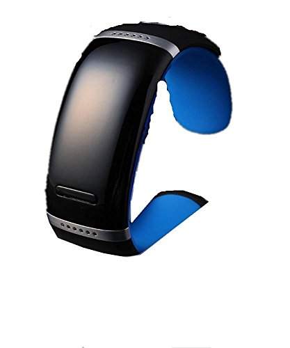DAYAN intelligente Bluetooth Handgelenk-Armband-Uhr fuer IOS Android Samsung HTC iPhone LG Farbe Blau