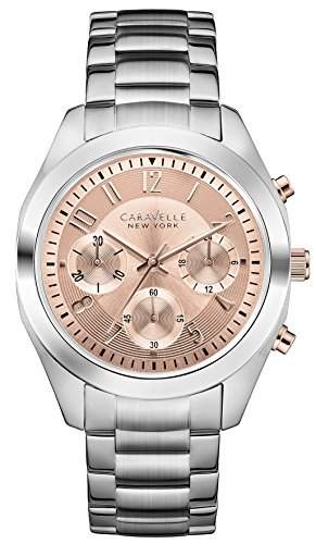 Caravelle New York Damen-Armbanduhr Chronograph Quarz Edelstahl 45L143