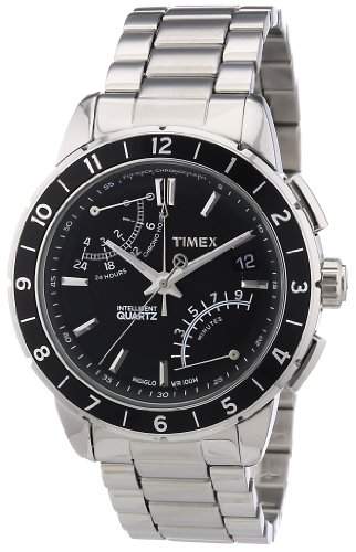 Timex Herren-Armbanduhr XL SL-Series Fly-Back Chronograph Edelstahl T2N498
