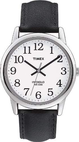Timex Herren-Armbanduhr Weis Quarz Leder T20501D7