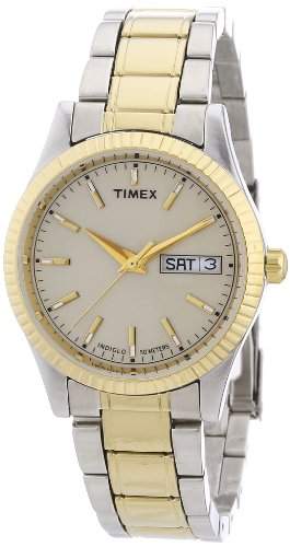 Timex Classic Herren-Armbanduhr XL Analog Edelstahl beschichtet Timex Classic T2M556