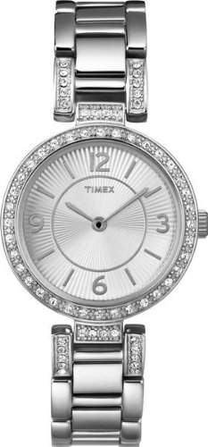 Timex Classic Damen-Armbanduhr XS Quartz Analog Edelstahl T2N452