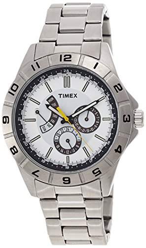 Timex Herren-Armbanduhr XL Analog Edelstahl beschichtet T2N518