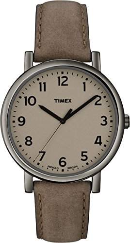 Timex Herren-Armbanduhr Analog leder braun T2N957D7