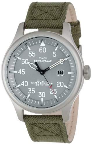 Timex Herren-Armbanduhr XL Vintage Military Field Analog Nylon T49875D7