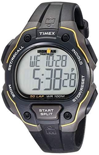 Timex Herren-Armbanduhr XL Lap Timer Sportchronographen Digital Kautschuk T5K494SU
