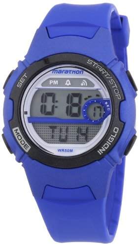 Timex Maedchen-Armbanduhr Marathon By Timex Digital Digital Quarz Plastik T5K772