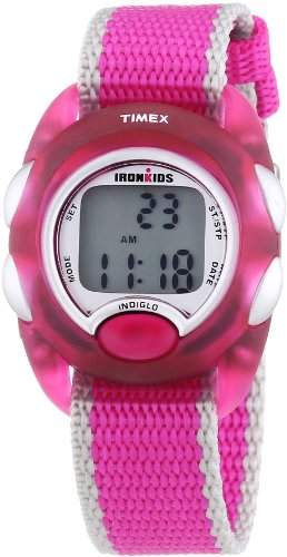 Timex Maedchen-Armbanduhr Timex Ironkids Digital Quarz Nylon T7B980