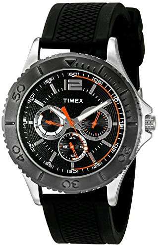 Timex Taft Street Quarz Silikon Messing und Casual Farbe Schwarz Modell tw2p875009j