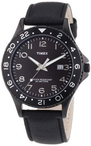 Timex Herren-Armbanduhr XL Timex Style Kaleidoscope Mens Sport Analog Quarz Leder T2P176