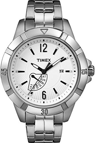 Timex t2 N509 Quarz Analog Armband Edelstahl grau