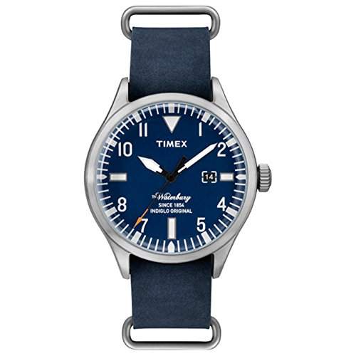 Timex Herren-Armbanduhr Analog Quarz Leder TW2P64500