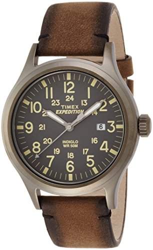 Timex Herren-Armbanduhr Analog Quarz Leder TW4B01700