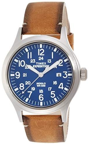 Timex Herren-Armbanduhr Analog Quarz Leder TW4B01800