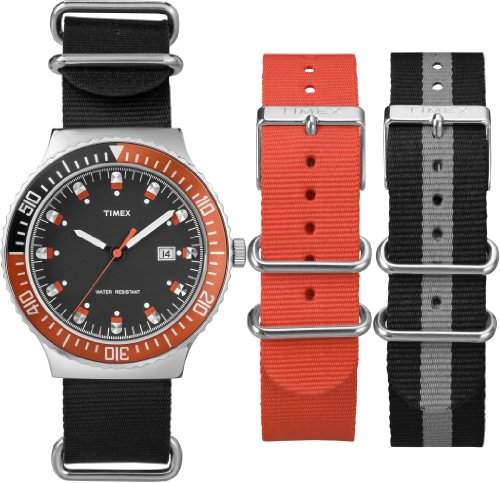 Timex Original Unisex-Armbanduhr Analog nylon mehrfarbig UG0108AU