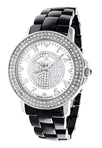Stella Maris Damen-Armbanduhr Analog Quarz Premium Keramik Diamanten - STM13G410