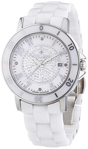 Stella Maris Damen-Armbanduhr Analog Quarz Premium Keramik Diamanten - STM13G414
