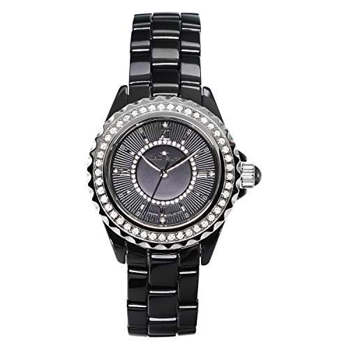 Stella Maris Damen-Armbanduhr Analog Quarz Premium Keramik Diamanten - STM15E1