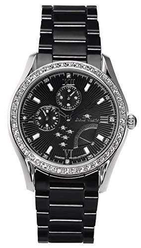 Stella Maris Damen-Armbanduhr Analog Quarz Premium Keramik Diamanten - STM15M4