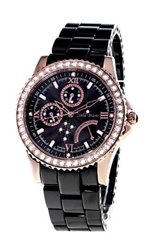Stella Maris Damen-Armbanduhr Analog Quarz Premium Keramik Diamanten - STM15N4