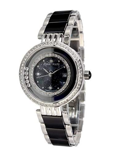 Stella Maris Damen-Armbanduhr Analog Quarz Premium Keramik Diamanten - STM15SM14