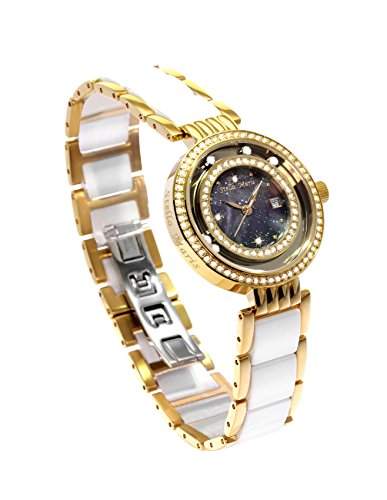 Stella Maris Damen-Armbanduhr Analog Quarz Premium Keramik Diamanten - STM15SM17
