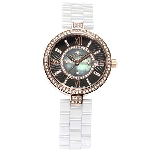 Stella Maris Damen-Armbanduhr Analog Quarz Premium Keramik Diamanten - STM15SM3