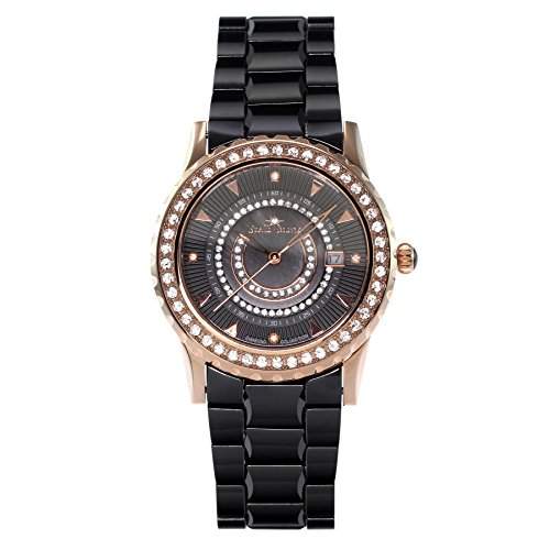Stella Maris Damen-Armbanduhr Analog Quarz Premium Keramik Diamanten - STM15Z4