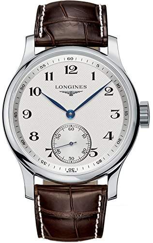 Longines Master Collection Manual Wind Stainless Steel Mens Strap Watch Silver Dial L26404785