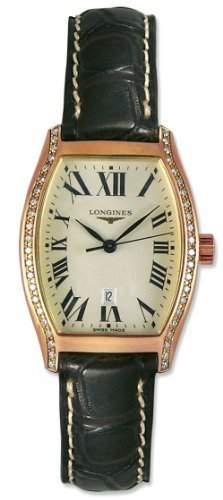 Longines Evidenza 18kt Rose Gold & Diamond Womens Luxury Watch L21559710