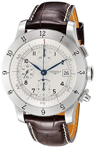 Longines Heritage Automatic Chronograph Stainless Steel Mens Strap Watch Calendar L27414732