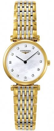 Longines Grande Classique Damen Diamanten 24mm Mineral Glas Uhr L42092877