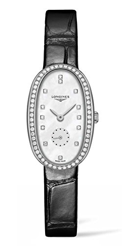 Longines Symphonette Medium Steel Diamond Womens Strap Watch L2 306 0 87 0