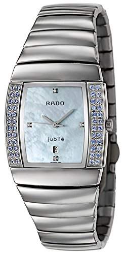 Rado Sintra Jubile Ceramos & Blue Sapphire Womens Luxury Watch Blue MOP Dial R13579912